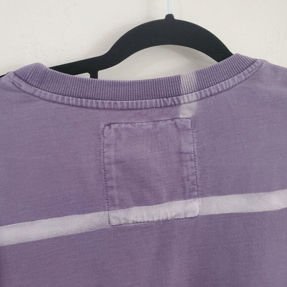 2XL Saks Fifth Avenue Madison Supply Purple Crewneck Utility Sweater Shirt Men - Picture 8 of 12